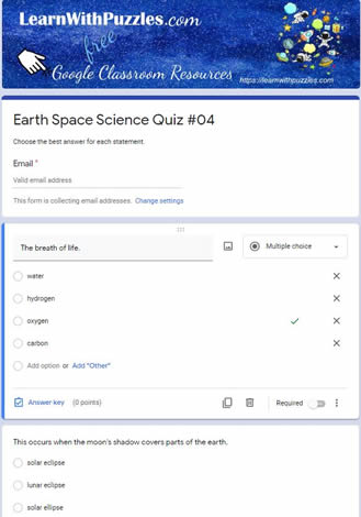 Earth Space Crossword 04
