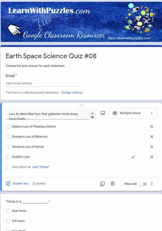 Earth Space Crossword 08