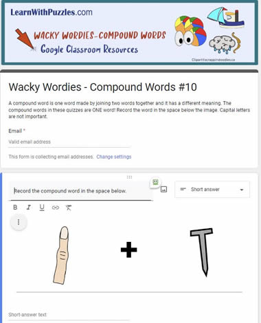 Wacky Wordies Compound Words-10