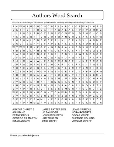 WordSearch Authors