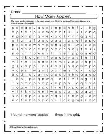 Back To School Word Search #08