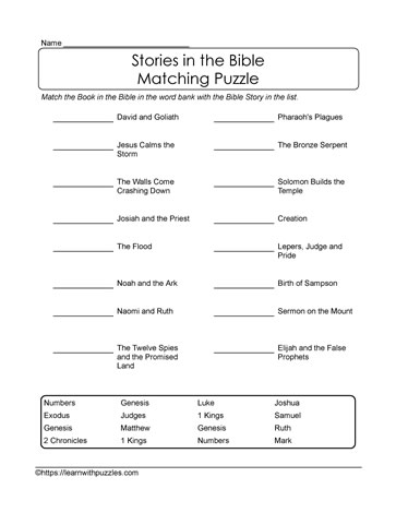 Matching Game Learn With Puzzles