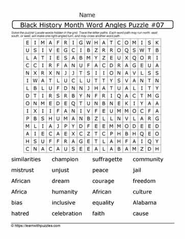 BHM Wordangle Puzzle-07
