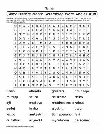 BHM Wordangle Puzzle-20