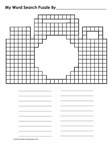 Word Search Template Camera 01