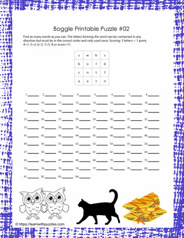 Boggle Game 02