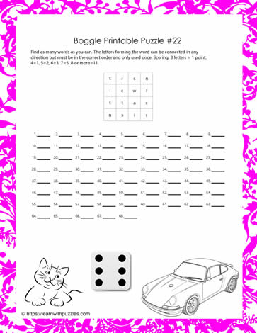Boggle Game 22