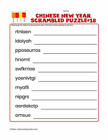 Scrambled Letters Puzzle-18
