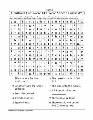 Crossword Word Search #02