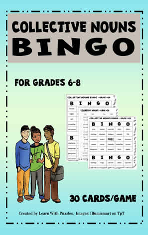 Bingo Game - Collective Nouns 