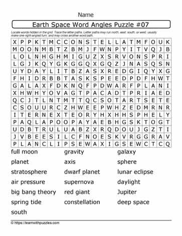 Earth Space Wordangles 07