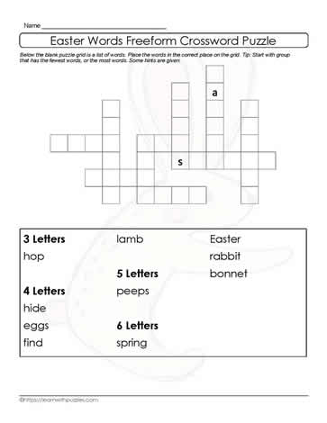 Easter Freeform Puzzle