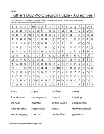Find A Word for Father's Day