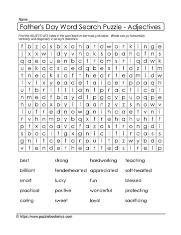 Puzzle With Hidden Words