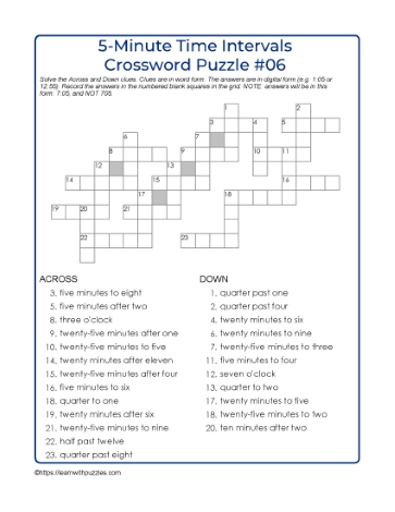 5-Minute Intervals Crossword-06