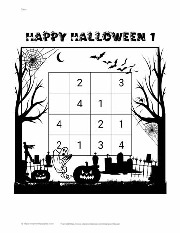 Halloween Sudoku Easy-02