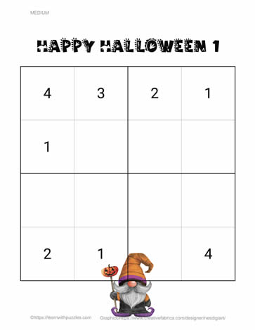 Halloween Sudoku Medium-02