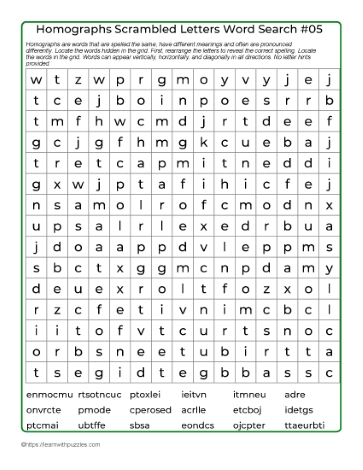 Scrambled Letters Word Search05