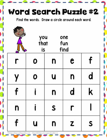 Find the Sight Words 2