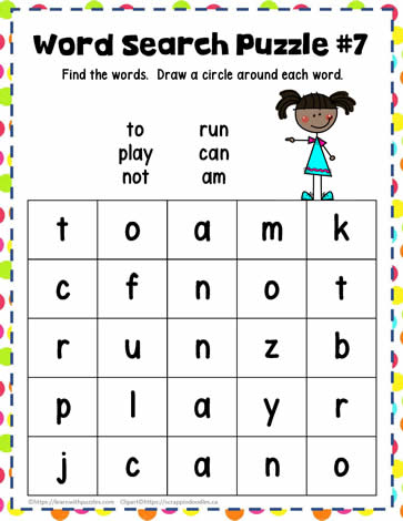 Find the Sight Words 7