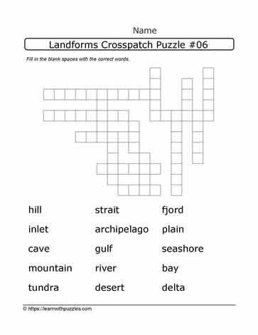 Landforms Crosspatch #06