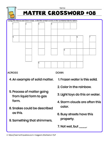 Matter Crossword 08