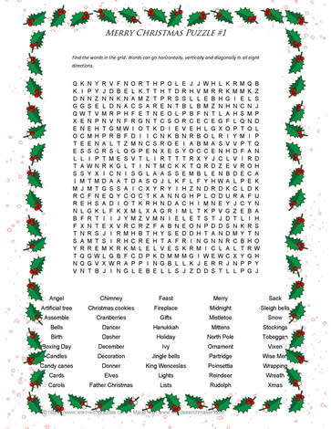 Merry Christmas Wordsearch-01