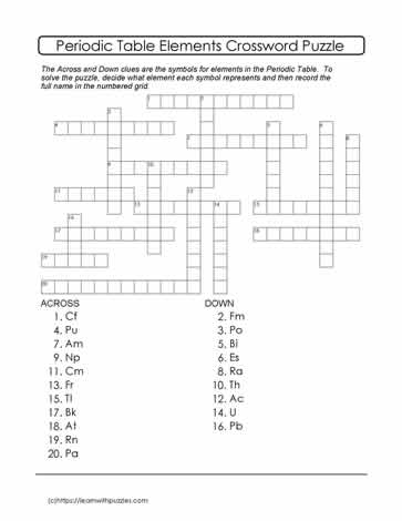 Periodic Table Puzzle and Google Quiz-05