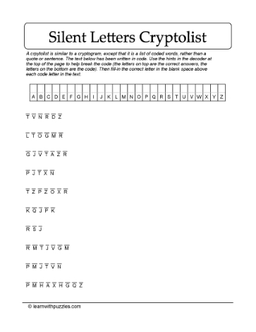Silent Letters Decoded