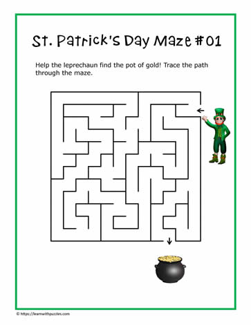 St. Patrick's Day Maze New-01