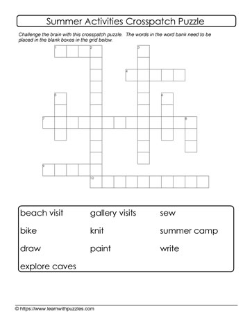 Summer Crosspatch Puzzle #02