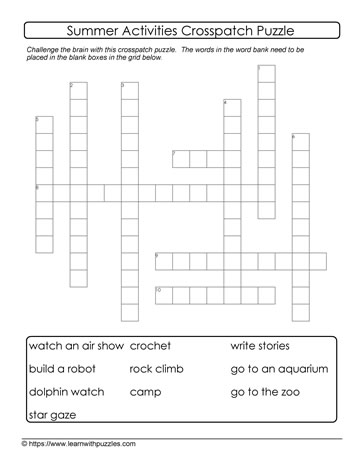 Summer Crosspatch Puzzle #09