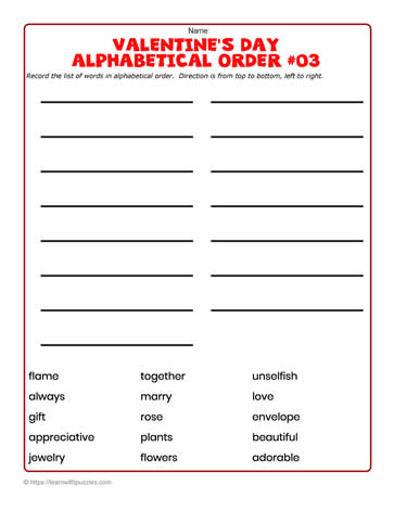 Alphabetical Order-03