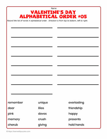 Alphabetical Order-05