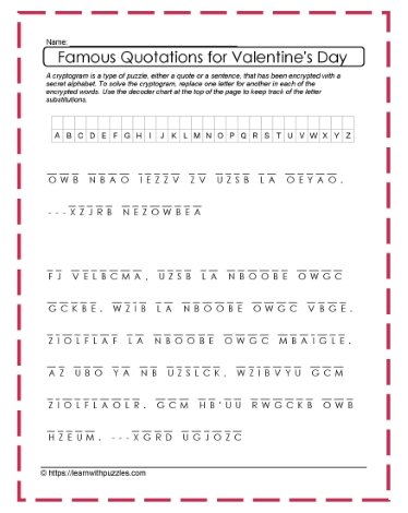 Valentine's Cryptogram #08