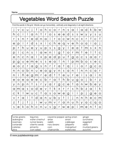 Find A Word Puzzle