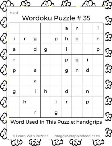Wordoku Puzzle #35