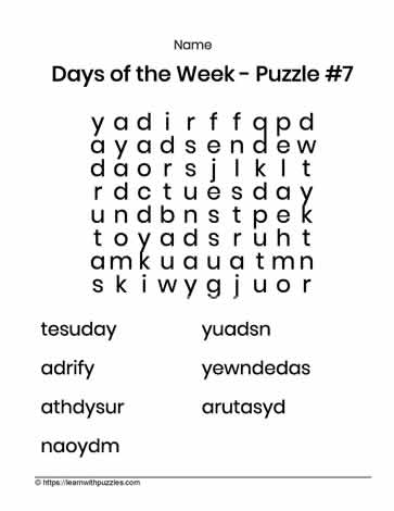 K-2 Word Search #14