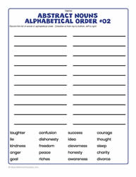 Abstract Nouns Alphabetical Order-02