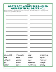 Abstract Nouns Alphabetical Order-09