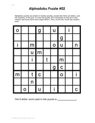 Alphadoku Puzzle #02
