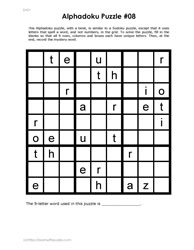 Alphadoku Puzzle #08