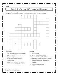 Back to School Easy Puzzle #02
