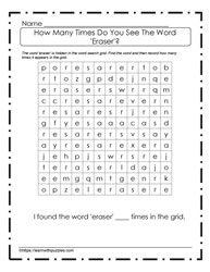 Back to School Word Search #02