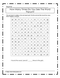 Back to School Word Search #03
