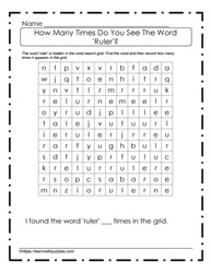 Back to School Word Search #05