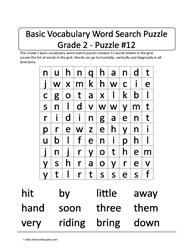 Basic Gr2 Vocab Word Search-12