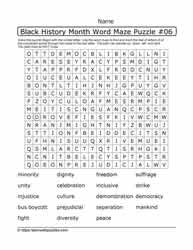 BHM Word Maze and Google Apps™ 06