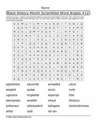 BHM Wordangle Puzzle-24