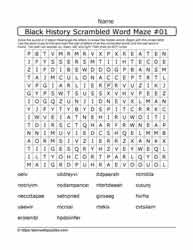 BHM Word Maze and Google Apps™ 15